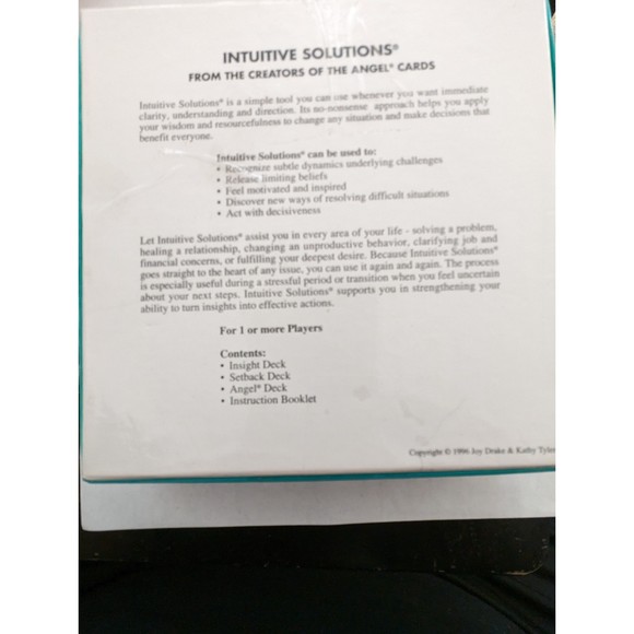 Intuitive Solutions tool for inspired action metaphysical cards - Picture 3 of 3